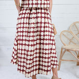 Georgia Brown Geometric Skirt