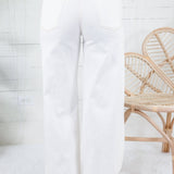 Gerhardt Cream Contrast Stitch Jeans FATE