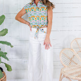 Gerhardt Cream Contrast Stitch Jeans FATE