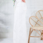 Gerhardt Cream Contrast Stitch Jeans FATE