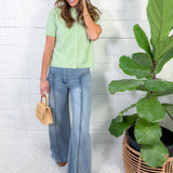 Gerhart Front Seam Light Wash Denim Jeans FATE