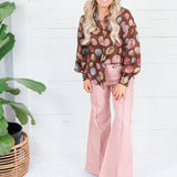 Gerhart Front Seam Musted Blush Wash Denim Jeans Fate