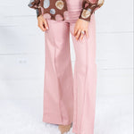 Gerhart Front Seam Musted Blush Wash Denim Jeans Fate