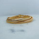 Gold Coil Intertwined Bracelet Set - A3 Accessories - Jewelry - Clover + Bee