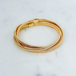 Gold Coil Intertwined Bracelet Set - A3 Accessories - Jewelry - Clover + Bee