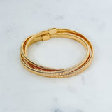 Gold Coil Intertwined Bracelet Set - A3 Accessories - Jewelry - Clover + Bee