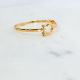 Gold Horsebit Bangle Bracelet - A3 Accessories - Jewelry - Clover + Bee