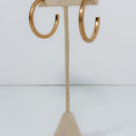 Gold or Silver Dipped Open Hoop Earrings - A3 Accessories - Jewelry - Earrings - Clover + Bee
