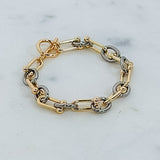 Gold + Silver Link Bracelet - A3 Accessories - Jewelry - Clover + Bee