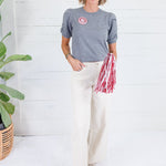 Graham Cream + Grey Dot Pants Le Lis