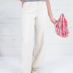 Graham Cream + Grey Dot Pants Le Lis