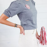 Graham Cream + Grey Dot Pants Le Lis
