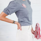 Graham Cream + Grey Dot Pants Le Lis