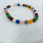 High Glossy Multi Color Beaded Necklace