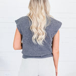 Hillsong Dark Grey Cap Sleeve Sweater Molly Bracken