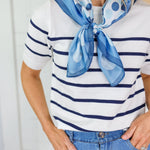 Irma Off White + Nave Stripe Sweater Allie Rose