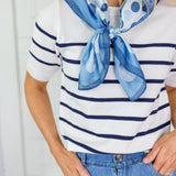 Irma Off White + Nave Stripe Sweater Allie Rose