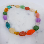 Irregular Chunky Resin Beads Necklace