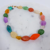 Irregular Chunky Resin Beads Necklace