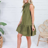 Isla Olive Dotty Mini Dress