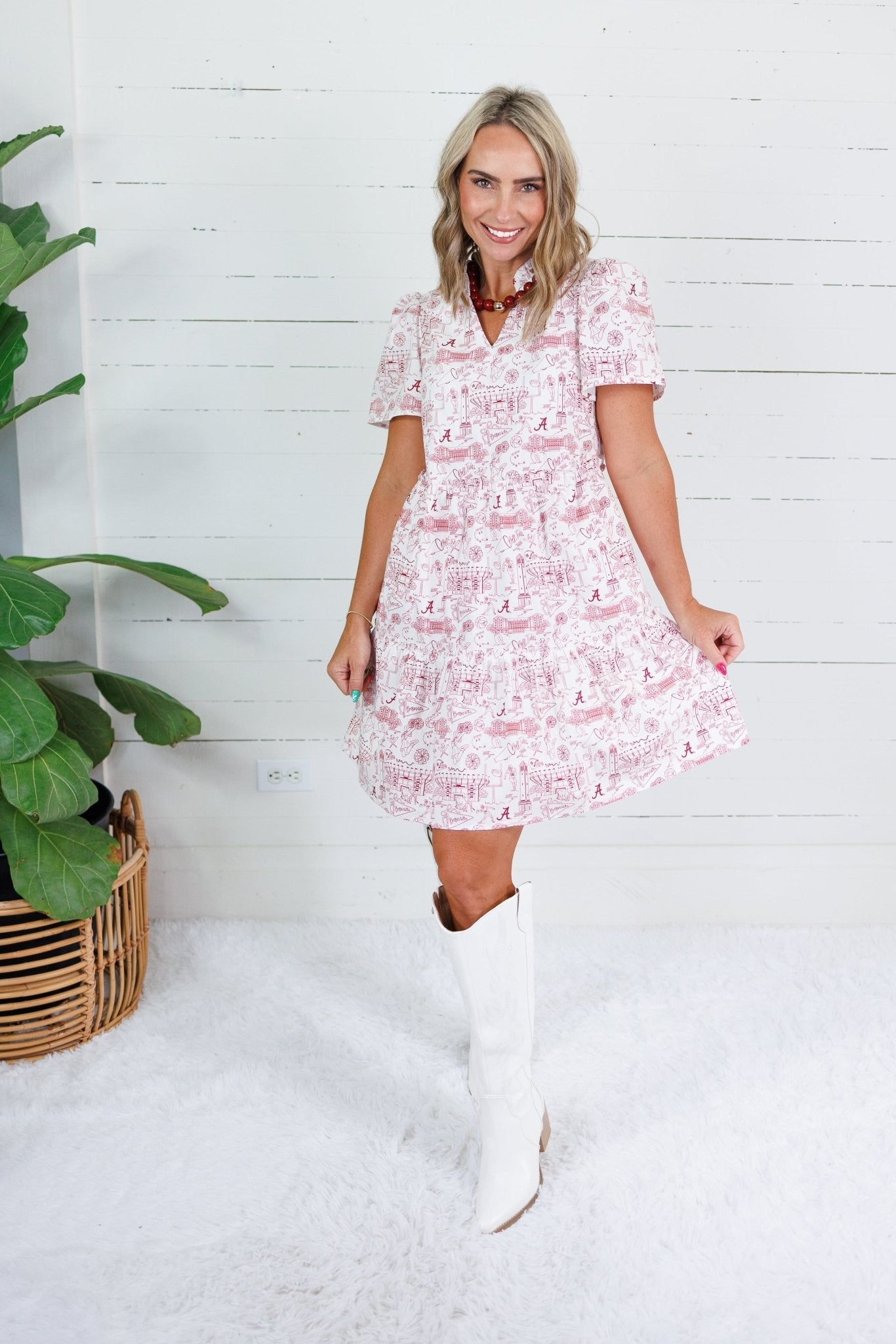 Ivy Alabama Team Toile Mini Dress Mary Square