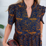 Ivy Auburn Team Toile Mini Dress Mary Square