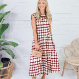 Georgia Brown Geometric Skirt