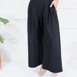 Jasmine Black Wide Leg Pant Brad & Rena