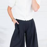 Jasmine Black Wide Leg Pant Brad & Rena
