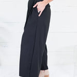 Jasmine Black Wide Leg Pant Brad & Rena