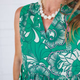 Jenny Emerald Linen Maxi Dress Briton Court 