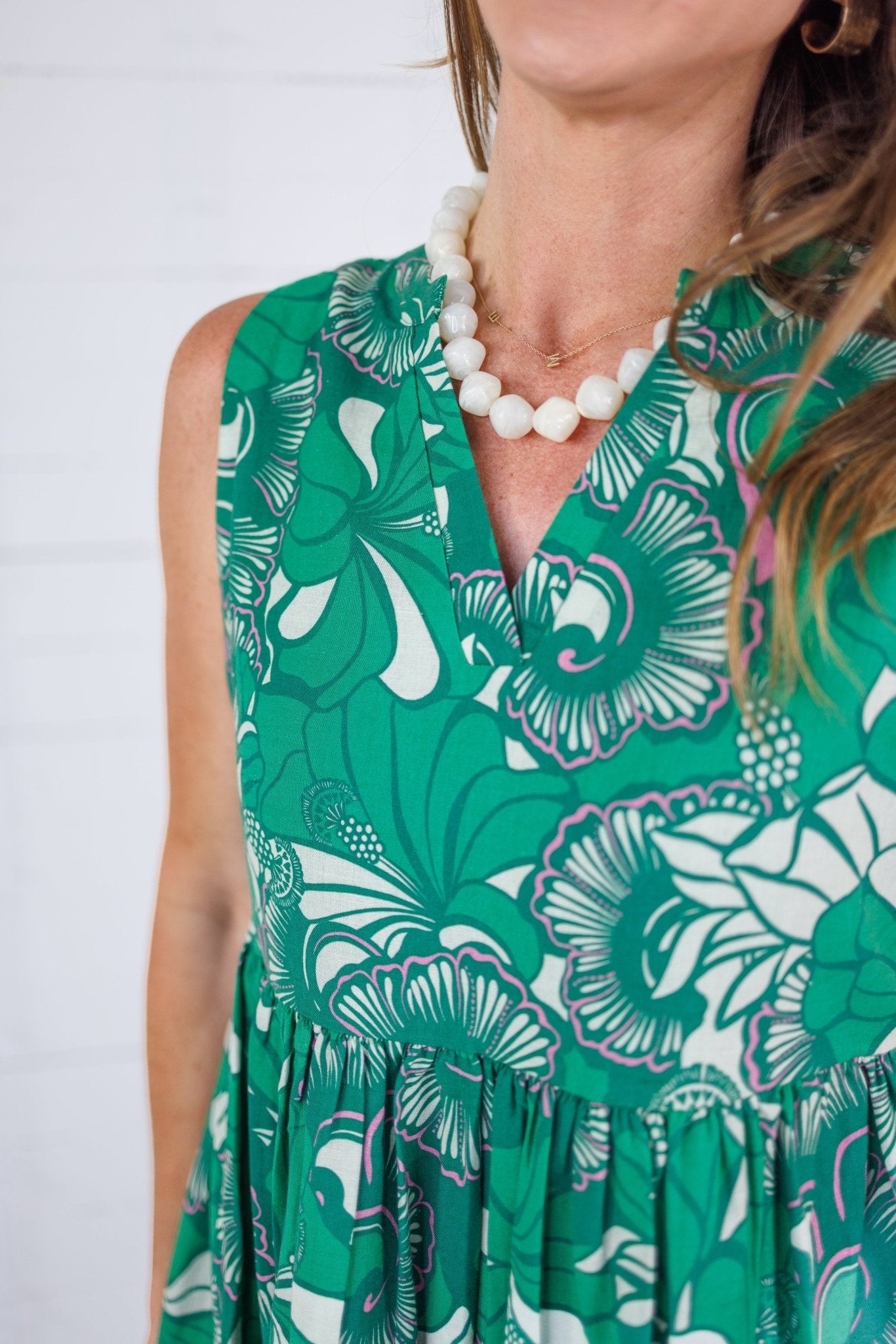 Jenny Emerald Linen Maxi Dress Briton Court 