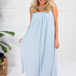 Jerrolds Baby Blue Sleeveless Maxi Dress Elle Grey