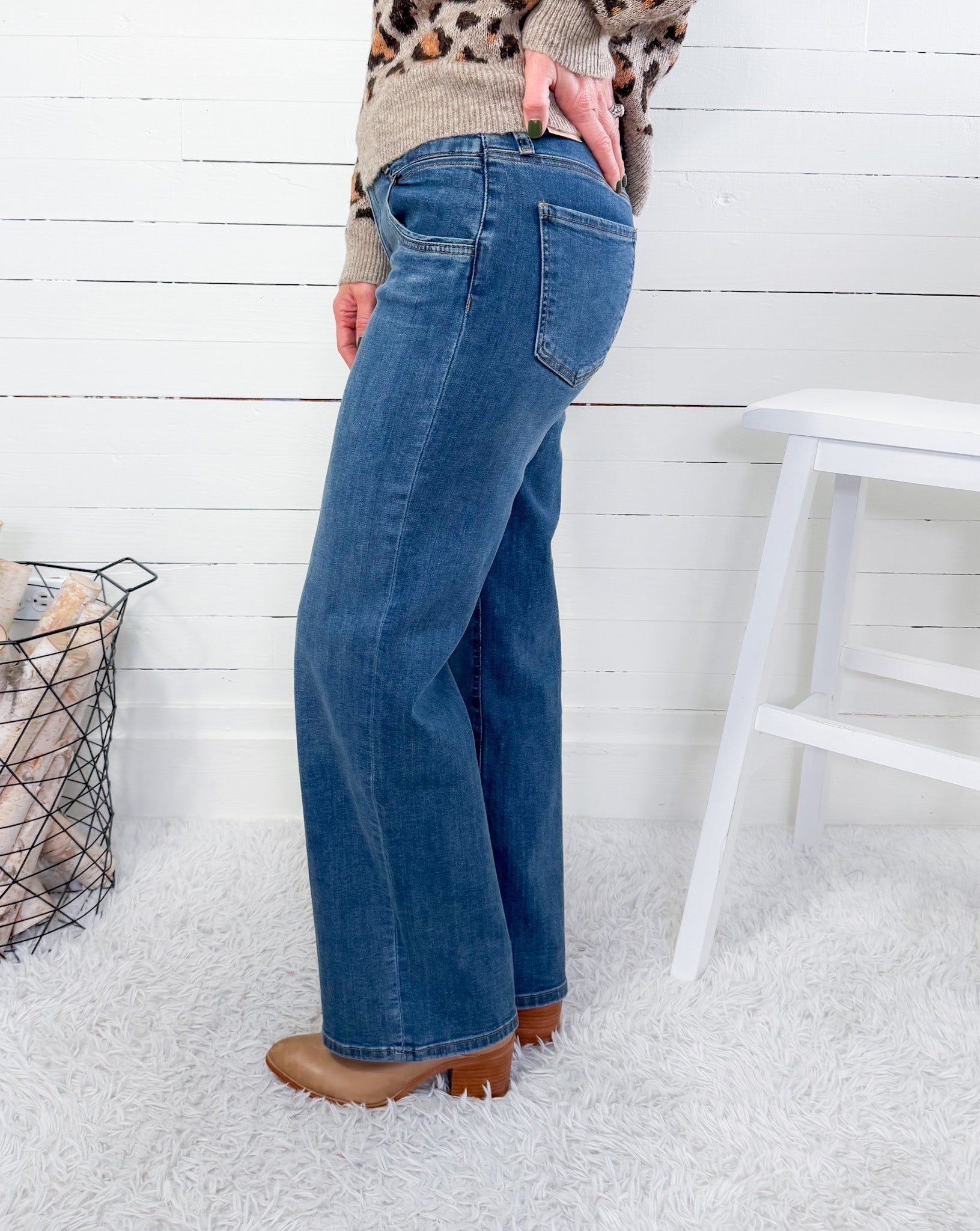 Jodi Amusement High Rise Straight Leg Jean KUT