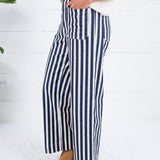 Johnny Navy Stripe Pants Lucy Paris