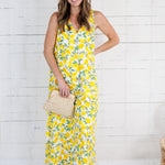 Jolene Limoncello Maxi Dress Adrienne 