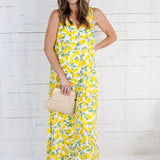 Jolene Limoncello Maxi Dress Adrienne 