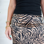 Jordan Bias Cut Tiger Midi Skirt Sunday Edition