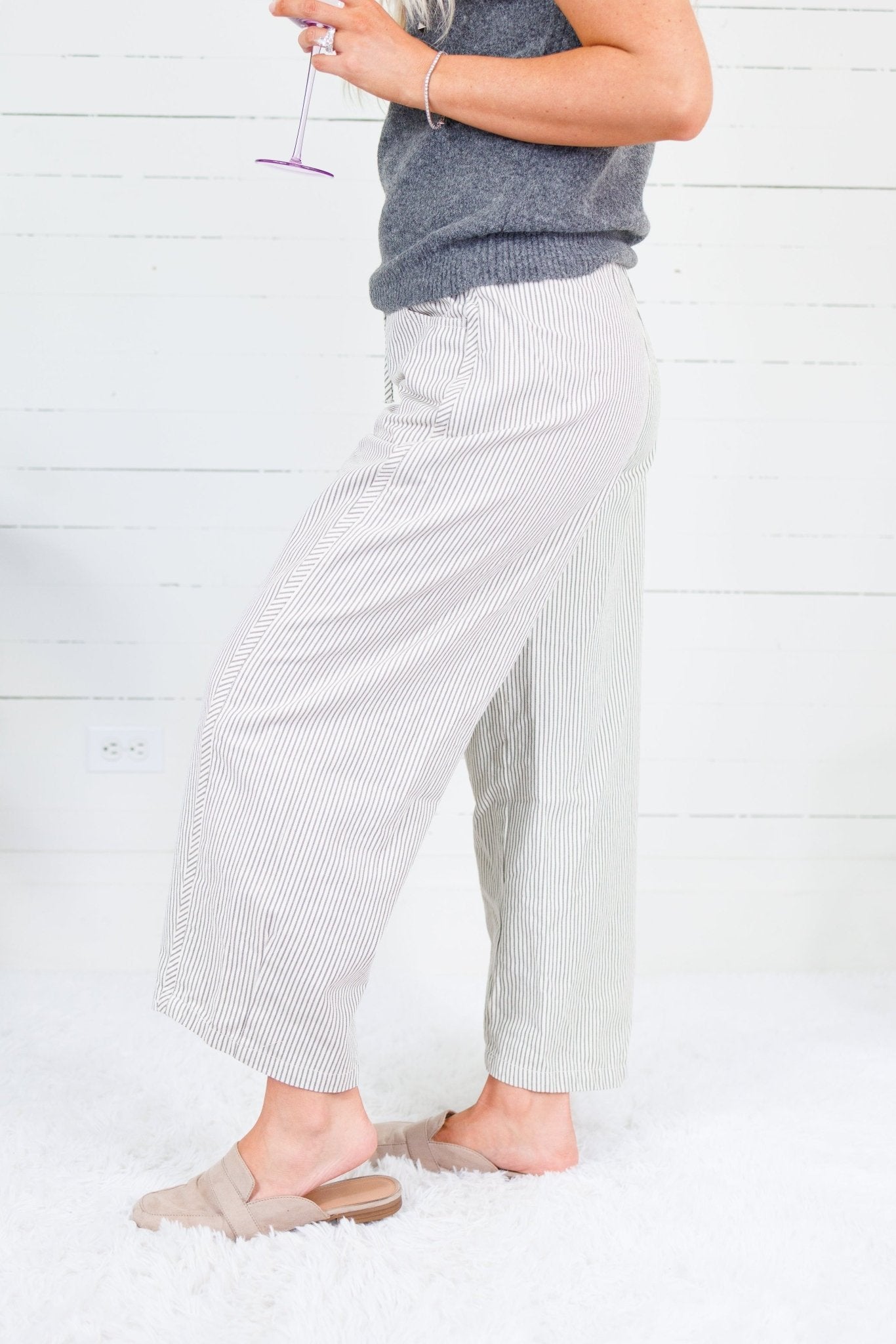 Jordan Dusty Sage Barrel Pants Blu Pepper