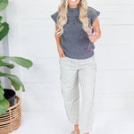 Jordan Dusty Sage Barrel Pants Blu Pepper