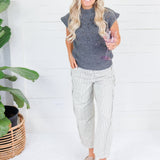 Jordan Dusty Sage Barrel Pants Blu Pepper