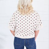 Joseph Ecru Dottie Sweater Entro
