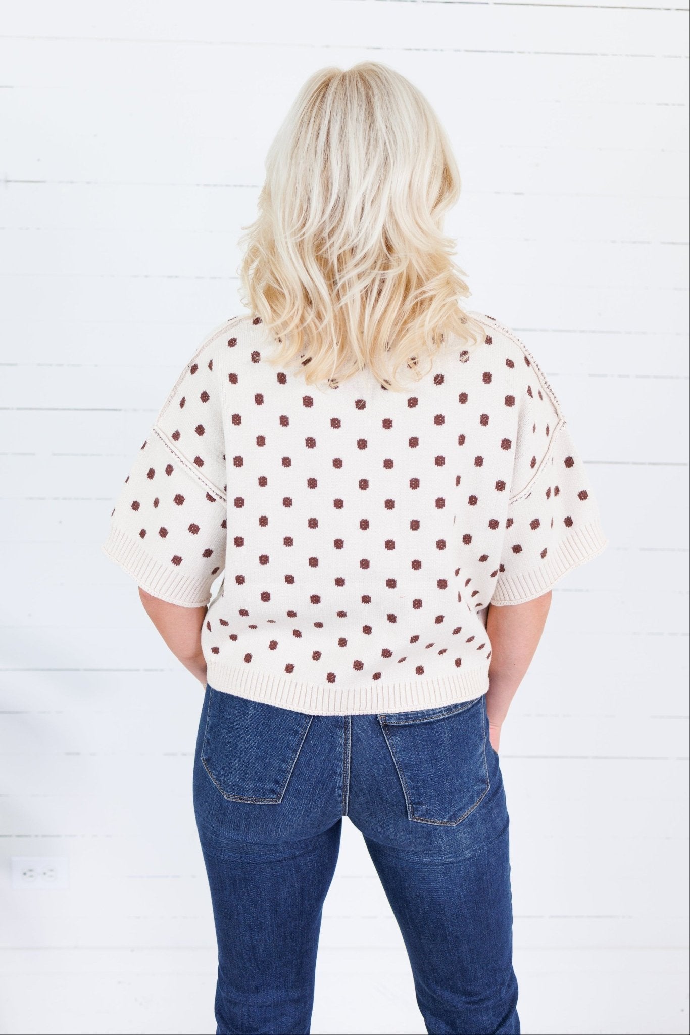 Joseph Ecru Dottie Sweater Entro