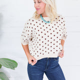 Joseph Ecru Dottie Sweater Entro