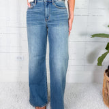 Judy Blue Retro Wide Medium Wash Jeans