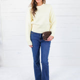 Jules Butter Yellow Crewneck Sweater Molly Bracken