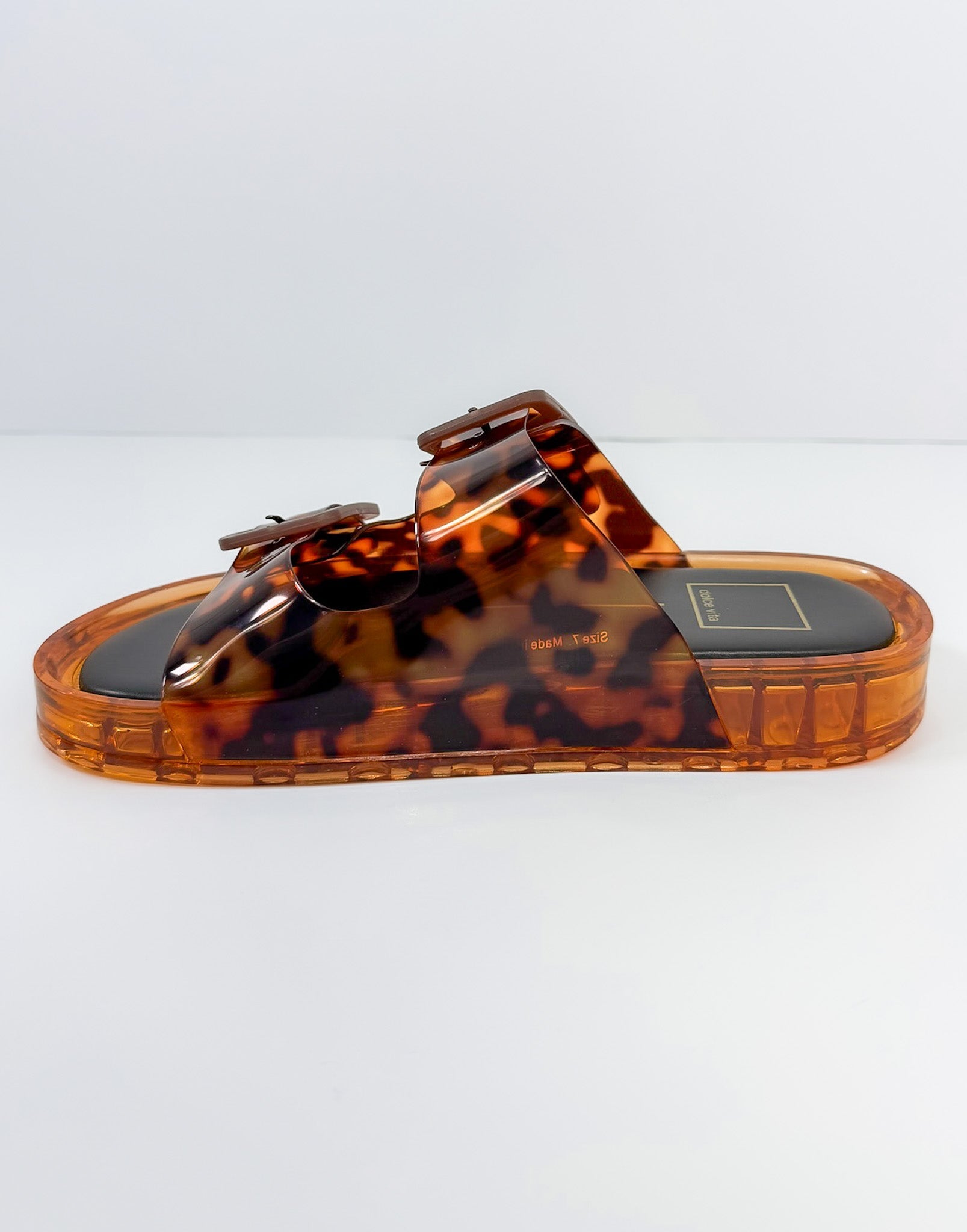 Julio Tortoise Vinyl Sandal Dolce Vita 