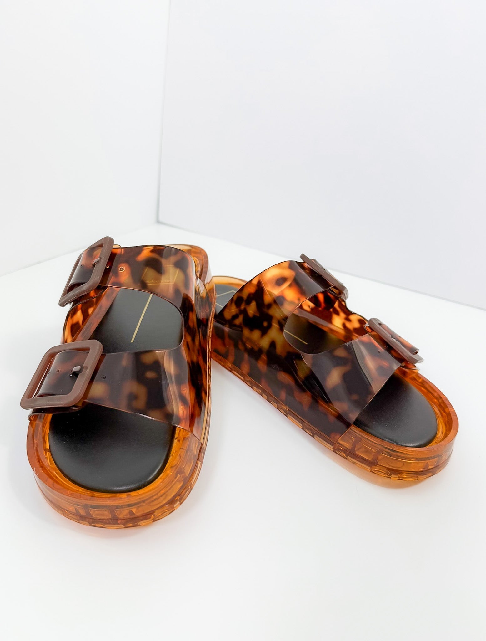 Julio Tortoise Vinyl Sandal Dolce Vita 