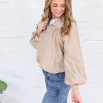 Juniper Camel Gingham Bomber Jacket Entro