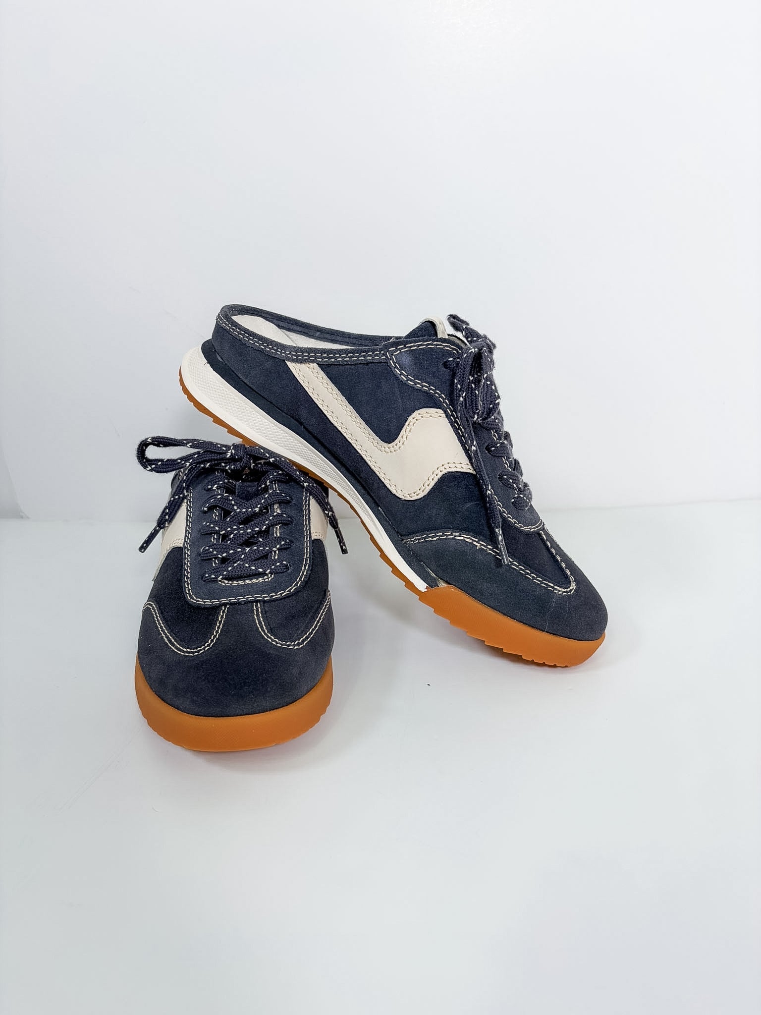 Kassie Midnight Navy Slide Sneaker - A6 Accessories - Shoes - Sandals - Clover + Bee